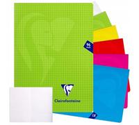 Clairefontaine 303742C - Cuaderno piqué mimesys 17 x 22 cm, 96 páginas pequeñas, tapa de polipropileno, color aleatorio