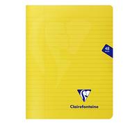 Clairefontaine 303755C - Cuaderno piqué Mimesys 17 x 22 cm, 48 páginas con margen, tapa de polipropileno, color aleatorio