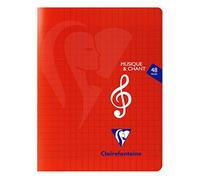 Clairefontaine 303797C Mimesys Staple Musique And Song 17x22cm 90g 24 Feuilles Assortis Lot de 10