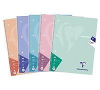 Clairefontaine 306253C - Pack de 5 Cuadernos MIMESYS, Tamaño A4, con Interior Punteado - Versión Pastel - Surtido de colores