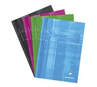 Clairefontaine 3069C - Un agenda de bord piqué 6 colonnes 72 pages (36 cases/semaine) 21x29,7 cm 90g, couverture carte pelliculée couleur aléatoire