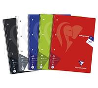 Clairefontaine 307253C - Paquete de 5 cuadernos escolares, DIN A4, 21 x 29,7 cm, 160 páginas, 90 g, dot/punteado, colores surtidos, 1 paquete