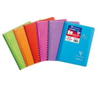 Clairefontaine, 322601C, 1 Índice, Personalizable Koverbook, 9x14 cm, 100 Páginas, Interior: Cuadros Pequeños, Papel Blanco 90 gr, Cubierta polipropileno, Color Aleatorio