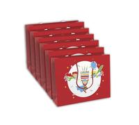 Clairefontaine 32406-6Cpack - Juego de 6 bolsas de regalo Excellia, formato Shopping - 37,3 x 11,8 x 27,5 cm, 210 g, diseño de superhéroe, envoltura de regalo, ideal para: Juegos de Sociedad, Puzzles