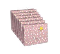 Clairefontaine 32466-6Cpack - Juego de 6 bolsas de regalo Excellia, formato Shopping - 37,3 x 11,8 x 27,5 cm, 210 g, diseño de unicornios, embalaje de regalo, ideal para: Juegos de Sociedad, Puzzles