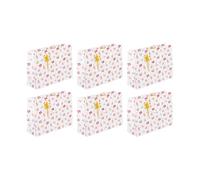 Clairefontaine 32469-6Cpack - Juego de 6 bolsas de regalo Excellia, formato Shopping, 37,3 x 11,8 x 27,5 cm, 210 g, diseño mágico, embalaje de regalo, ideal para: Juegos de Sociedad, Puzzles