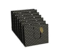 Clairefontaine 32490-6Cpack - Juego de 6 bolsas de regalo Excellia, formato Shopping - 37,3 x 11,8 x 27,5 cm, 210 g, diseño elegante, paquete de regalo, ideal para: Juegos de Sociedad, Puzzles