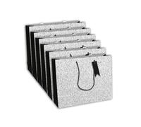 Clairefontaine 32493-6Cpack - Juego de 6 bolsas de regalo Excellia, formato Shopping - 37,3 x 11,8 x 27,5 cm, 210 g, diseño de Baudelaire - Embalaje de regalo, ideal para: Juegos de Sociedad, Puzzles