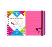 Clairefontaine 328012C Collection Linicolor Fresh - Cuaderno de hojas de revisión en espiral, 15,2 x 10,2 cm, 100 páginas con líneas - Papel blanco 170 g - Tapa para tarjeta cepillada