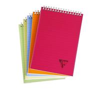 Clairefontaine 328665C - Bloc de notas (A5, forrado, 90 g, 80 hojas, varios colores, 5 unidades)