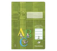 Clairefontaine 331052C - CAHIER A4 2 VT ABC 32P 90 - Paquete de 25