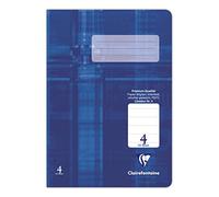 Clairefontaine 331504C cahier a5-ligné-premium 4 année scolaire sans marge 90 g, 16 feuilles