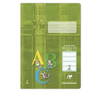 Clairefontaine 331652C - CAHIER A4 2 VT ABC 64P 90 - Paquete de 25