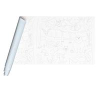 Clairefontaine 34182C - Rollo de papel fresco para pintar pre-impreso, 120 g, 10 x 0,50 m, bosque