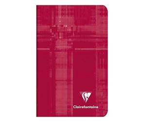 Clairefontaine 3582C - Cuadernos de grapa, 7,5 x 12 cm, cuadrados, 90 g, 24 hojas, varios colores, paquete de 20