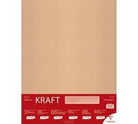 Clairefontaine 37108C - Papel Kraft Marrón, Vergada 25 Hojas 50x65 cm 90g