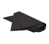 Clairefontaine 393629C Ries - Papel de seda (480 hojas, 50 x 75 cm, 18 g/m², ideal para decoración y proyectos de manualidades), color negro