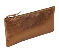 Clairefontaine 410030C - Estuche Slim Kleo-Pathra 19,5 x 2,5 x 4 cm, piel de cordero, bronce