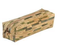 Clairefontaine 410030C - Estuche Slim Kleo-Pathra 19,5 x 2,5 x 4 cm, piel de cordero, bronce