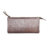 Clairefontaine 410030C - Estuche Slim Kleo-Pathra 19,5 x 2,5 x 4 cm, piel de cordero, bronce