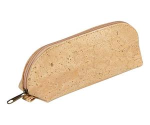 Clairefontaine 410030C - Estuche Slim Kleo-Pathra 19,5 x 2,5 x 4 cm, piel de cordero, bronce