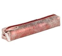 Clairefontaine 410067C - Estuche pequeño de piel auténtica (19,5 x 2,5 x 4 cm), color rojo brillante