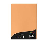 Clairefontaine 4208C - Un étui de 50 feuilles Pollen 21x29,7 cm 120g, Clémentine
