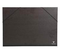 Clairefontaine 44850C - Carpeta de dibujo con cierre elástico 37x52 cm, Negro