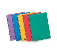 Clairefontaine 4859Z - Europa A4 Notemaker reliure intégrale assortiment A 21x29,7cm 120p détach. Q.5x5