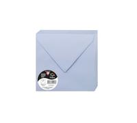 Clairefontaine 50023 C Pack de 20 sobres 16,50 x 16,50 x 0,10 cm, color Bleu Lavande 16,50 x 16,50 x 0,10