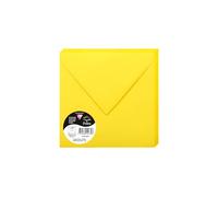 Clairefontaine 50023 C Pack de 20 sobres 16,50 x 16,50 x 0,10 cm, color soleil 16,50 x 16,50 x 0,10