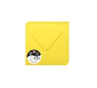 Clairefontaine Sobres 50023 C Pack de 20 16,50 x 16,50 x 0,10 cm color soleil