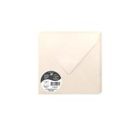 Clairefontaine Pack de 20 sobres 50023 C 16,50 x 16,50 x 0,10 cm Color Ivoire Irisé