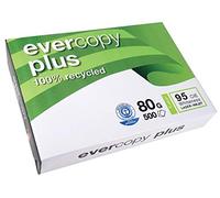 Clairefontaine 50048SC - Caja de papel Evercopy Plus Reciclado contiene 5 packs. - A4, 80g/m2, Total de hojas por caja: 2500 - Color: Blanco (95 CIE)