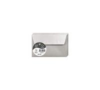 Clairefontaine 50071 C Pollen - Paquete de 20 sobres 9 x 14 cm, plata