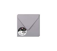 Clairefontaine 50078 C Pack de 20 sobres Pollen 140 x 140 mm, color Gris Koala 14 x 14 x 0.10
