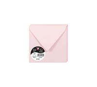 Clairefontaine 50078 C Pack de 20 sobres Pollen 140 x 140 mm, color Rose 14 x 14 x 0.10