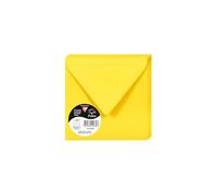 Clairefontaine 50078 C Pack de 20 sobres Pollen 140 x 140 mm, color soleil 14 x 14 x 0.10