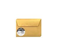 Clairefontaine 50086C - Un paquet de 20 enveloppes Pollen auto-adhésives 11,4x16,2 cm 120g, Or