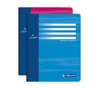 Clairefontaine 5422C - 1 Cuaderno de caligrafía (gama 7000 Calligraphe ) 96 páginas 17x22cm 56g cuadrados, cuadernso apra aprender a realizar buena caligrafia - Color aleatorio