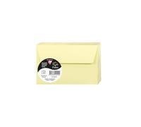 Clairefontaine 5451 C Pollen - Paquete de 20 sobres 9 x 14 cm, Canari