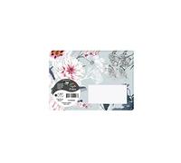 Clairefontaine 55033C - Paquete de 20 sobres impresos con borla, formato C6, 11,4 x 16,2 cm, 120 g, color azul claro, tema Botanic Garden - Invitación Efectos y Correspondencia - Gama Pollen