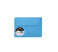 Clairefontaine 5556C - Pollen - Pack de 20 Sobres - Formato C6 (11, 4x16, 2cm) - 120g - Sobres Autoadhesivos - Azul Turquesa