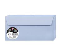 Clairefontaine Sobres autoadhesivos Pollen 55725C DL 11x22 cm 120 g Paquete 20 Azul lavanda