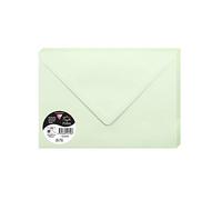 Clairefontaine 5652 C Pack de 20 sobres 16, 20 x 22, 90 x 0, 10 cm, color verde 16.20 x 22.90 x 0.10