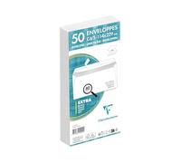 Clairefontaine 5959C - Paquete de 50 sobres blancos C6/5 - 114 x 229 mm - Autoadhesivos - 80 g/m²