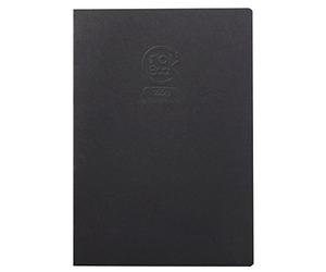 Clairefontaine 60362C - Pack de 10 cuadernos de bocetos Crok'Book A4 vertical 20 hojas de papel blanco 160 g, color negro