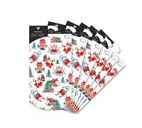 Clairefontaine 618011C - Bolsa de regalo plegable de tamaño pequeño, 16 x 22 cm, diseño de Papá Noel - Caja de almohada - Caja de regalo