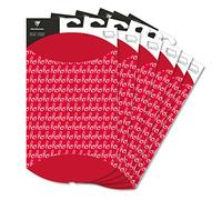 Clairefontaine 618013C - 6 bolsas de regalo plegables de gran formato, 30 x 40 cm, diseño de Hohoho en caja de almohada