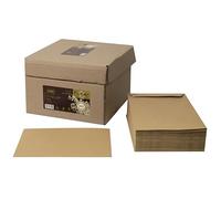 Clairefontaine 67422C - Caja de 500 bolsas Forever Kraft Brown 100% recicladas C5 - 162x229 mm - Autoadhesivas - 90 g/m²